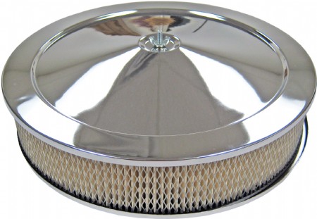 14" CHROME AIR CLEANER- QJET