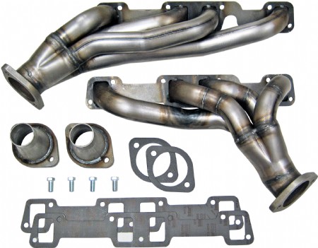 Wildcat Raw Finish Shorty 400-430-455 Headers, 1-7/8"