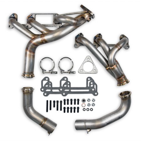 3 Bolt, Stainless Steel Turbo V6 Headers